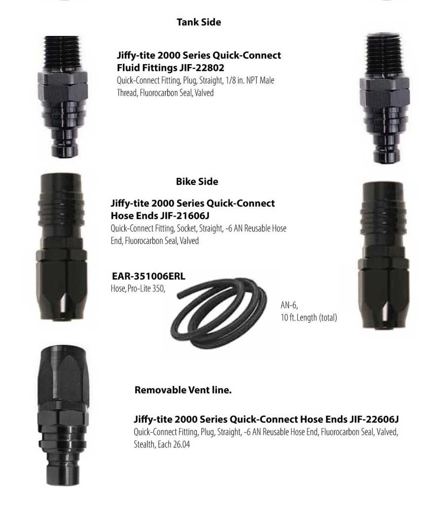 QuickTank Auxiliary Fuel Cell - GL1800-Gen-6 Plumbing